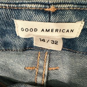 Good American Good Classic distressed jeans so 32/14